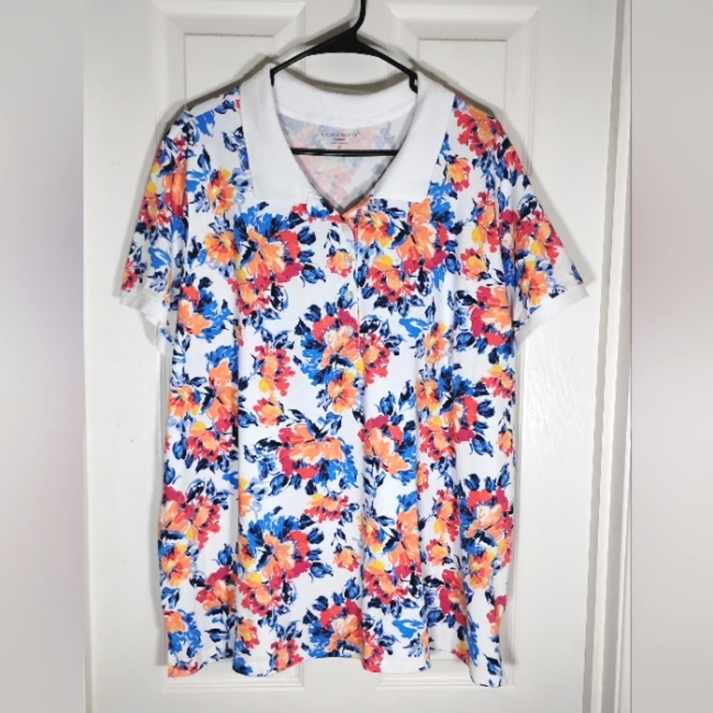Basic Polo Laura Scott Floral